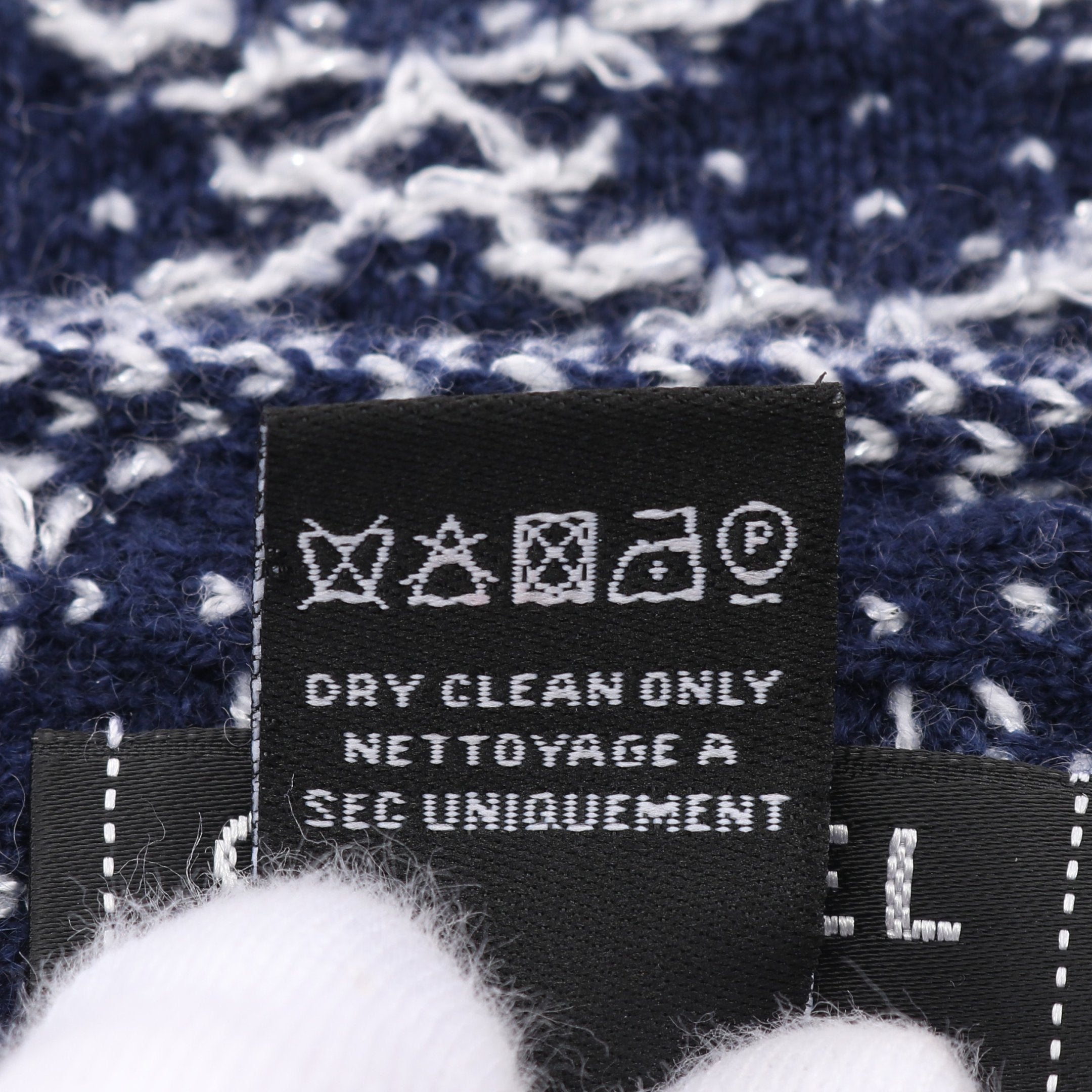 CHANEL シャネル カシミヤ ストール ラメ