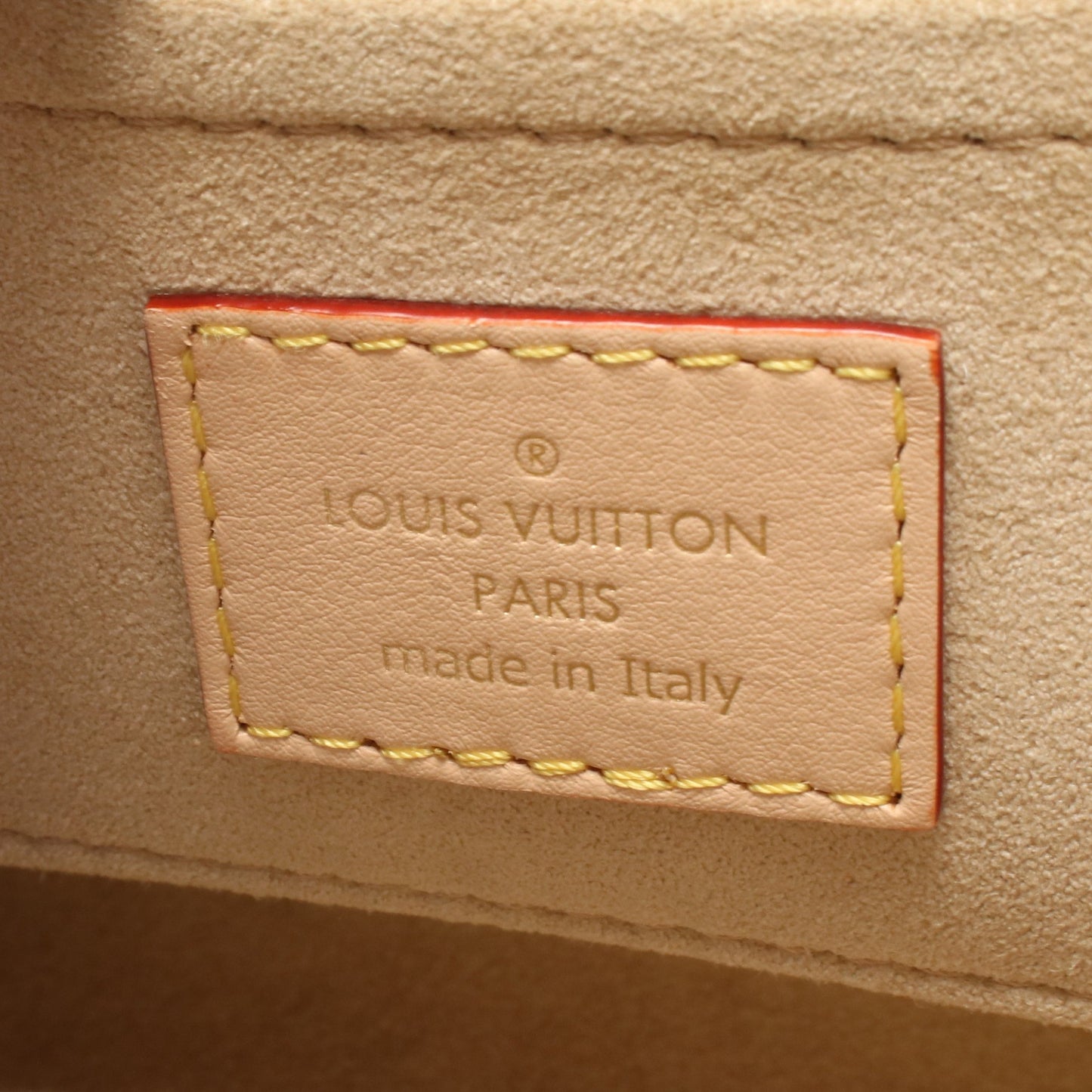 モノグラム クラッチ ハンドバッグ PVC レザー ブラウン ルイヴィトン バッグ LOUIS VUITTON