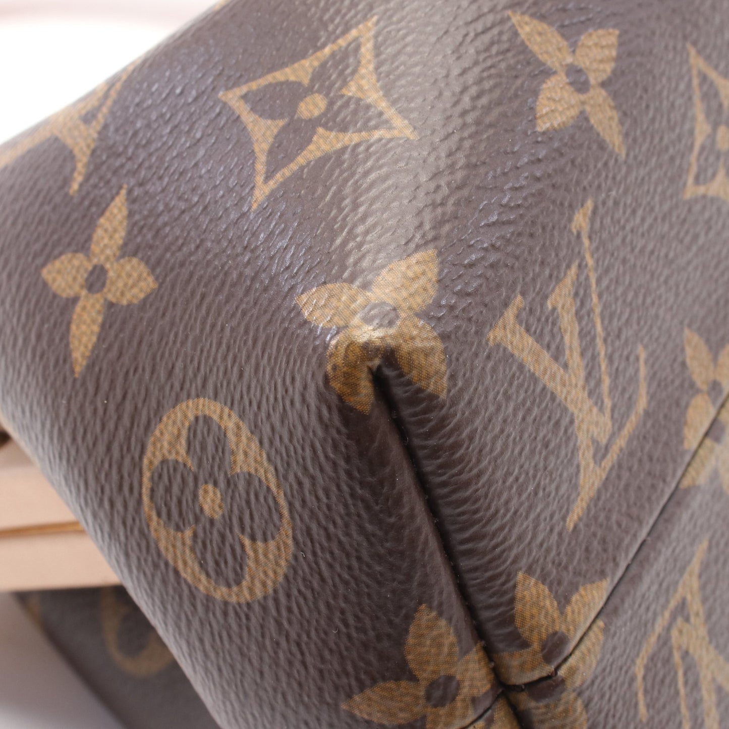 モノグラム クラッチ ハンドバッグ PVC レザー ブラウン ルイヴィトン バッグ LOUIS VUITTON