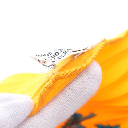 カレプリセ la prairie スカーフ プリーツ シルク ホワイト オレンジ マルチカラー エルメス 財布・小物 HERMES