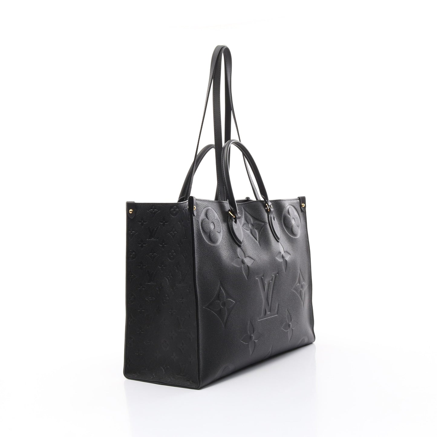 オンザゴーGM モノグラムアンプラント ノワール ショルダーバッグ トートバッグ レザー ブラック 2WAY ルイヴィトン バッグ LOUIS VUITTON