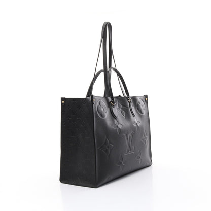 オンザゴーGM モノグラムアンプラント ノワール ショルダーバッグ トートバッグ レザー ブラック 2WAY ルイヴィトン バッグ LOUIS VUITTON