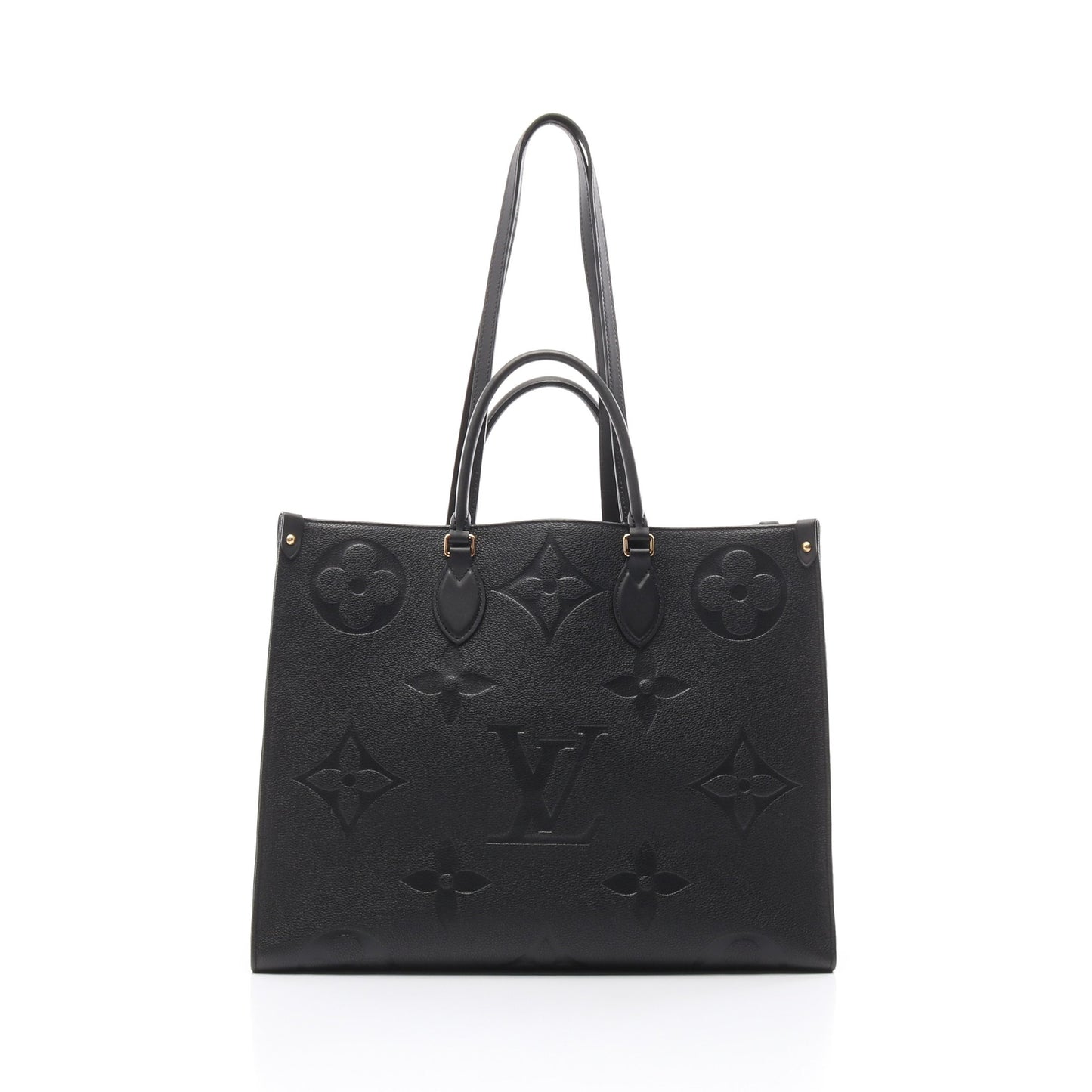 オンザゴーGM モノグラムアンプラント ノワール ショルダーバッグ トートバッグ レザー ブラック 2WAY ルイヴィトン バッグ LOUIS VUITTON