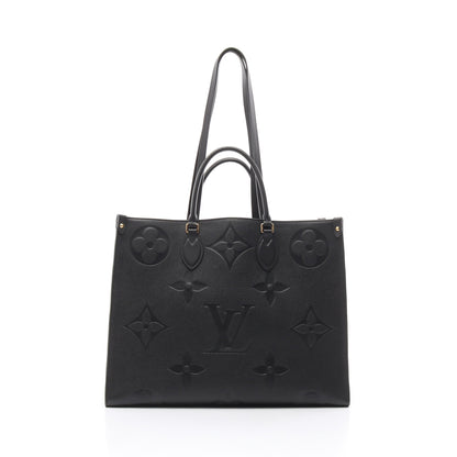 オンザゴーGM モノグラムアンプラント ノワール ショルダーバッグ トートバッグ レザー ブラック 2WAY ルイヴィトン バッグ LOUIS VUITTON