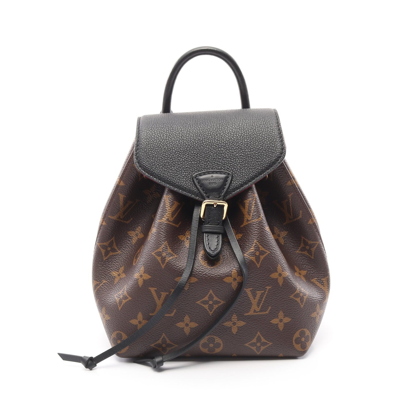 モンスリ NM BB モノグラム バックパック リュックサック PVC レザー ブラウン ブラック ルイヴィトン バッグ LOUIS VUITTON