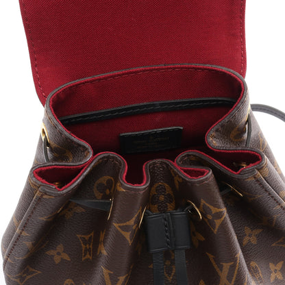 モンスリ NM BB モノグラム バックパック リュックサック PVC レザー ブラウン ブラック ルイヴィトン バッグ LOUIS VUITTON