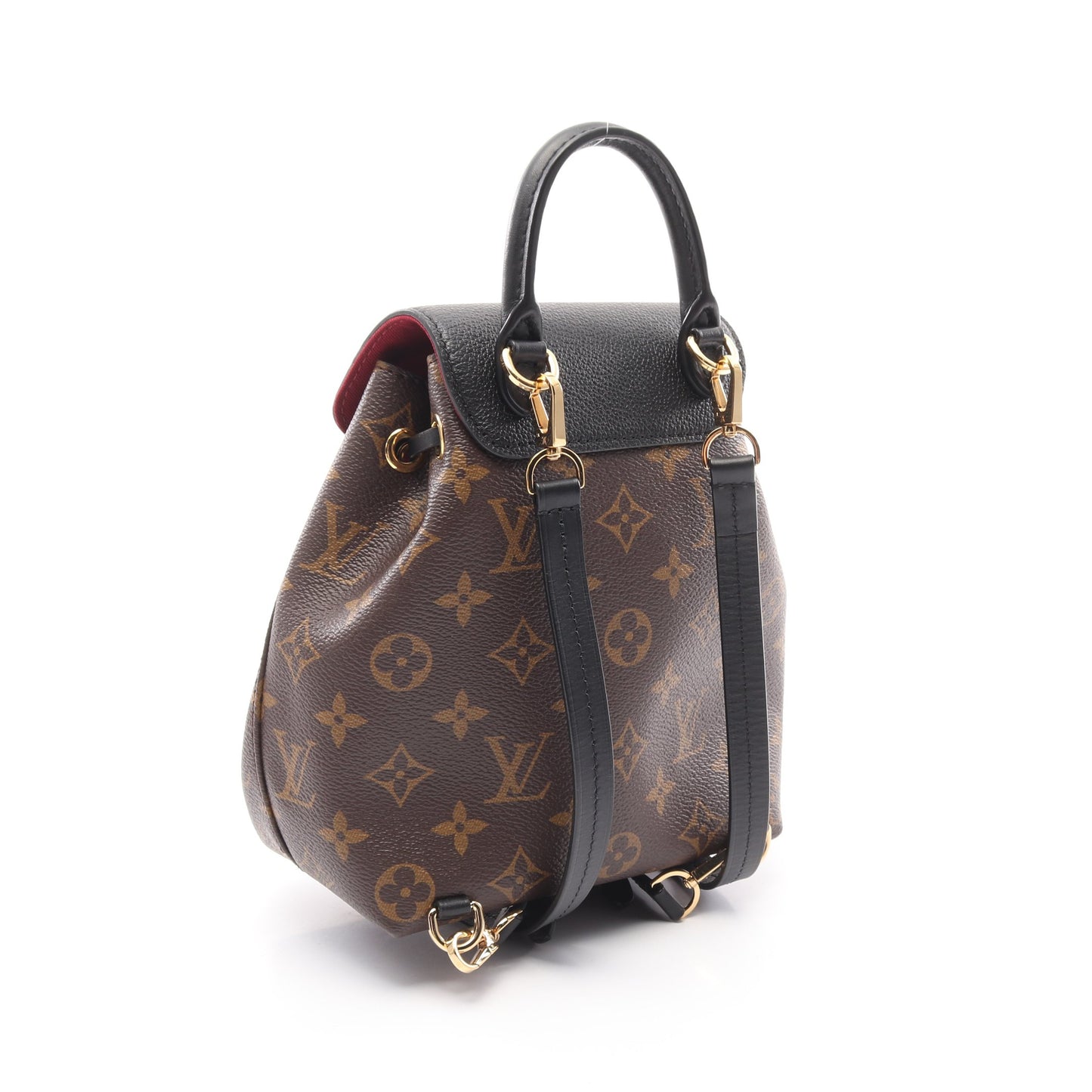 モンスリ NM BB モノグラム バックパック リュックサック PVC レザー ブラウン ブラック ルイヴィトン バッグ LOUIS VUITTON
