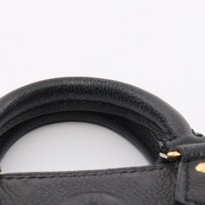 ナノスピーディ モノグラムアンプラント ノワール ハンドバッグ レザー ブラック 2WAY ルイヴィトン バッグ LOUIS VUITTON