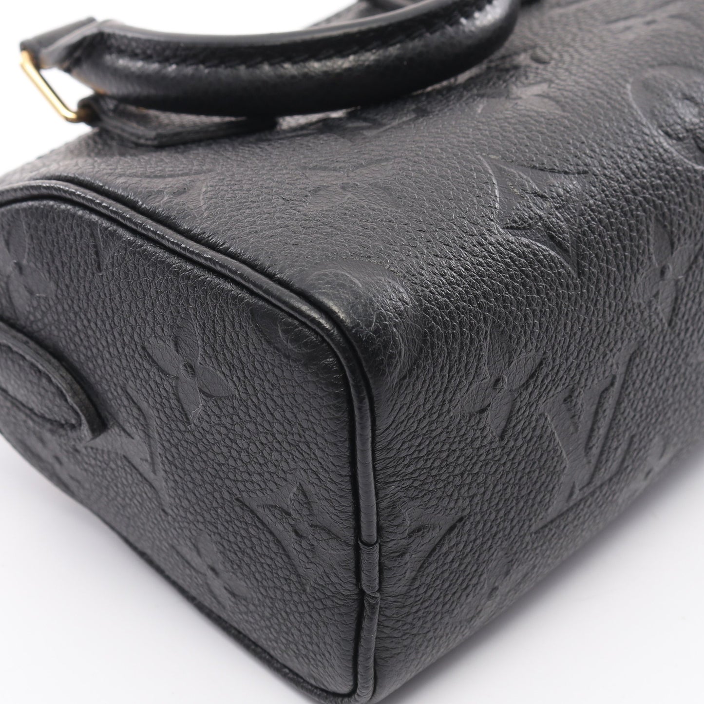 ナノスピーディ モノグラムアンプラント ノワール ハンドバッグ レザー ブラック 2WAY ルイヴィトン バッグ LOUIS VUITTON