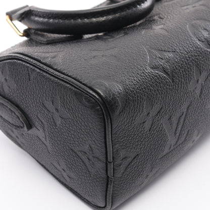 ナノスピーディ モノグラムアンプラント ノワール ハンドバッグ レザー ブラック 2WAY ルイヴィトン バッグ LOUIS VUITTON