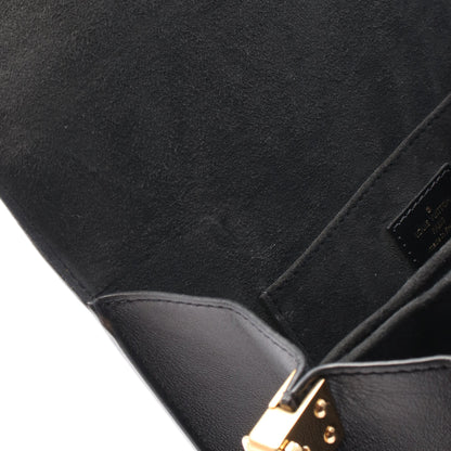 ドーフィーヌMM LVロック ノワール チェーンショルダーバッグ レザー ブラック ルイヴィトン バッグ LOUIS VUITTON