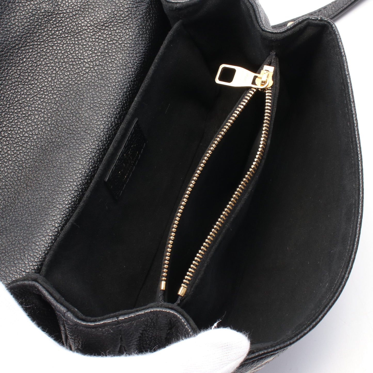 ポシェットメティス EW バイカラーモノグラムアンプラント ハンドバッグ レザー ブラック アイボリー 2WAY ルイヴィトン バッグ LOUIS VUITTON