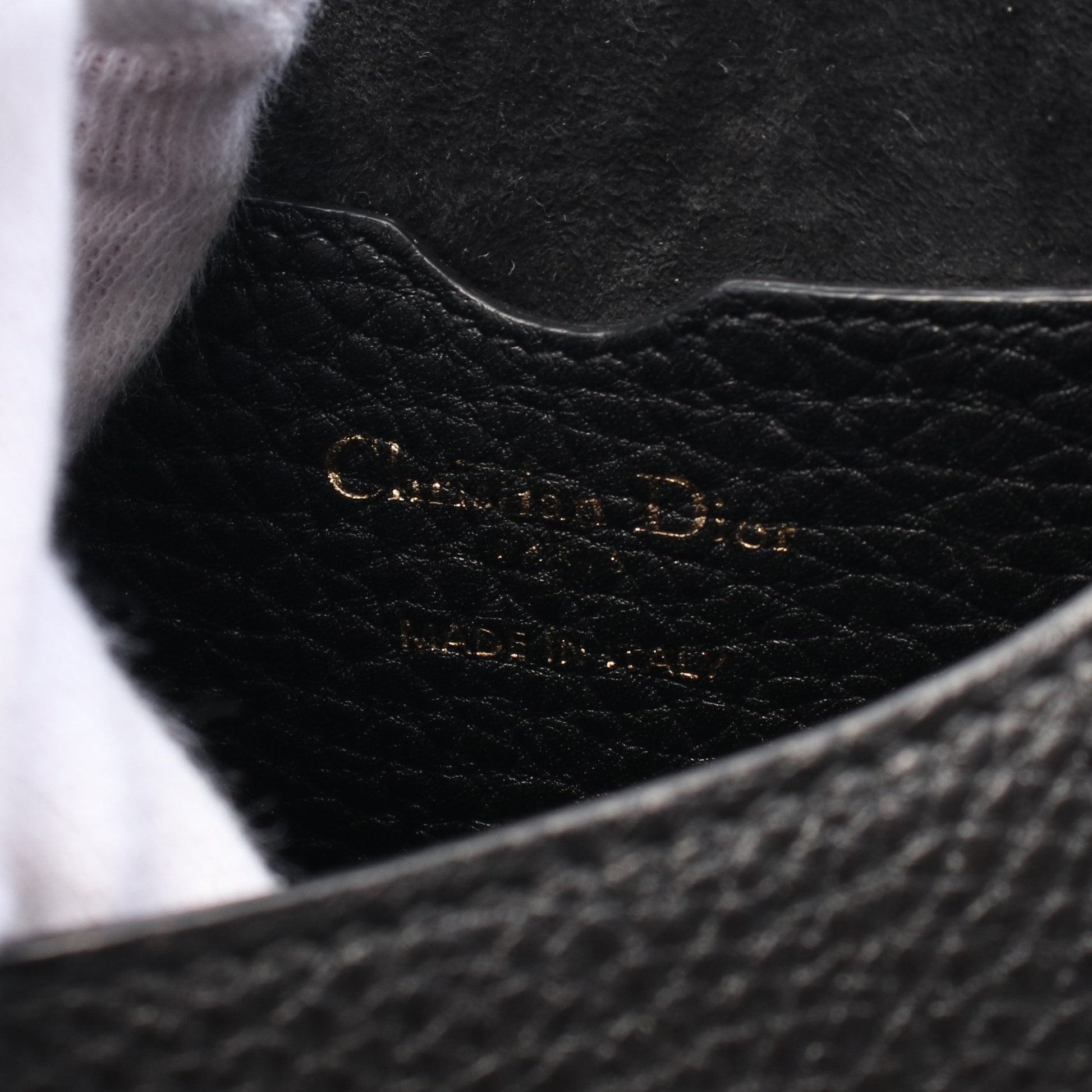 BOBBY ボビー スモール ショルダーバッグ レザー ブラック クリスチャンディオール バッグ Christian Dior