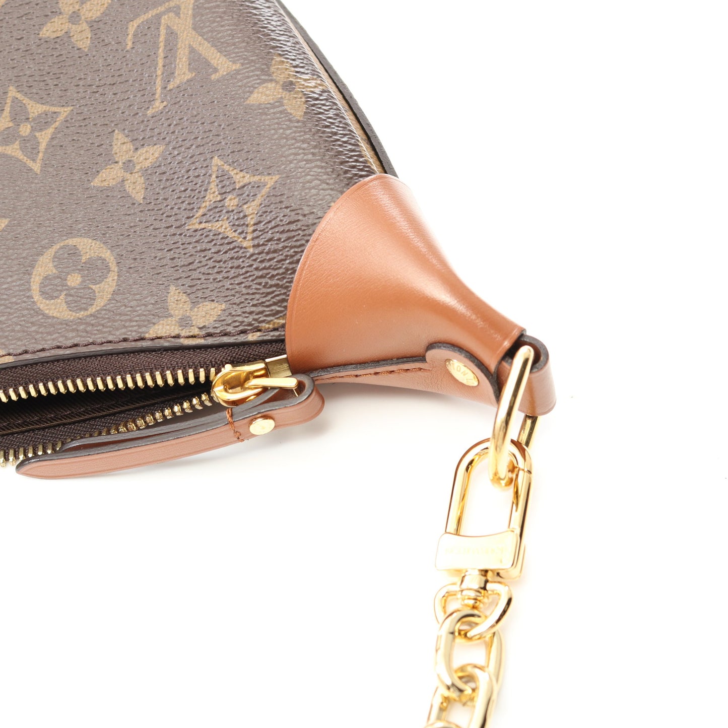 ループ ホーボー モノグラムリバース ショルダーバッグ PVC レザー ブラウン ライトブラウン ルイヴィトン バッグ LOUIS VUITTON