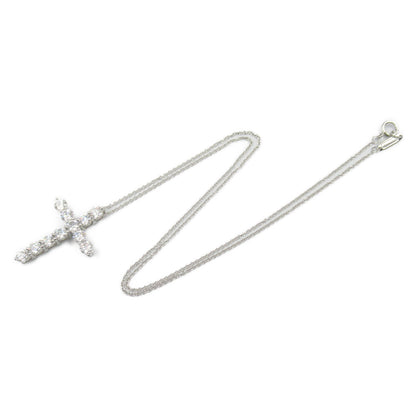 ラージクロス ダイヤ ネックレス ネックレス Pt950プラチナ ダイヤモンド クリア ティファニー アクセサリー TIFFANY & Co.