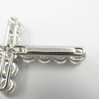 ラージクロス ダイヤ ネックレス ネックレス Pt950プラチナ ダイヤモンド クリア ティファニー アクセサリー TIFFANY & Co.