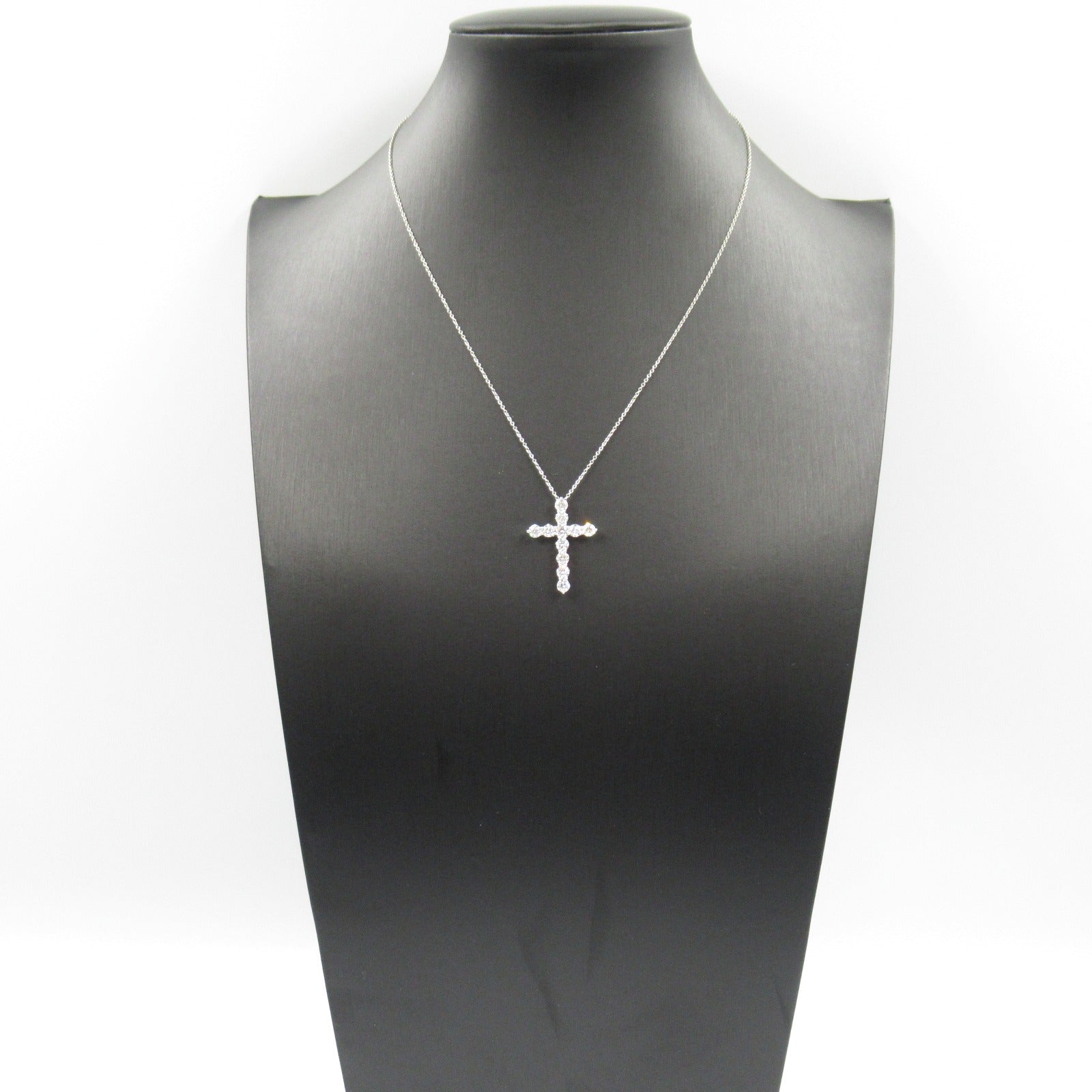 ラージクロス ダイヤ ネックレス ネックレス Pt950プラチナ ダイヤモンド クリア ティファニー アクセサリー TIFFANY & Co.