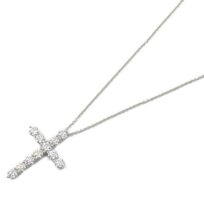 ラージクロス ダイヤ ネックレス ネックレス Pt950プラチナ ダイヤモンド クリア ティファニー アクセサリー TIFFANY & Co.
