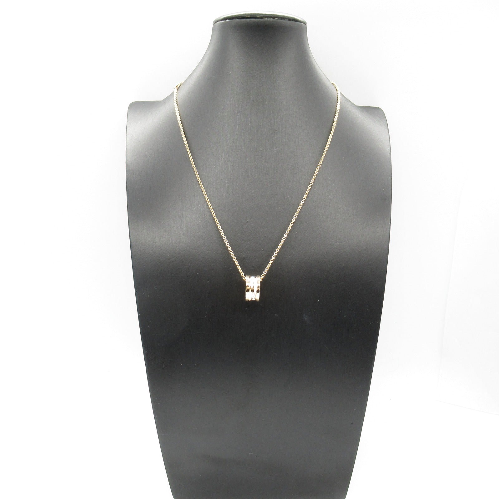 B-zero1 デザインレジェンド ネックレス ネックレス K18PG（ピンクゴールド） セラミック ホワイト ブルガリ アクセサリー BVLGARI
