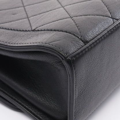 マトラッセ クリックラベル チェーンショルダーバッグ レザー ブラック ゴールド金具 2WAY シャネル バッグ CHANEL