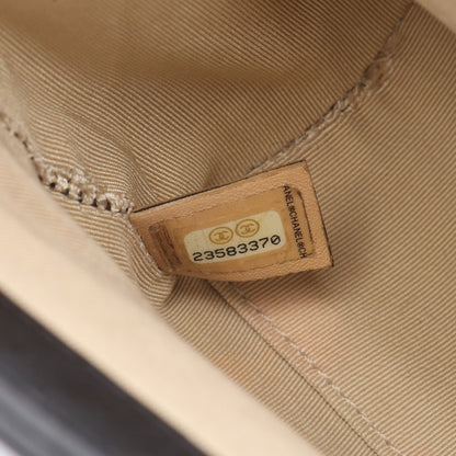 マトラッセ クリックラベル チェーンショルダーバッグ レザー ブラック ゴールド金具 2WAY シャネル バッグ CHANEL