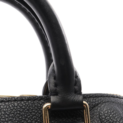 スピーディ バンドリエール 20 モノグラムアンプラント ハンドバッグ レザー ブラック 2WAY ルイヴィトン バッグ LOUIS VUITTON