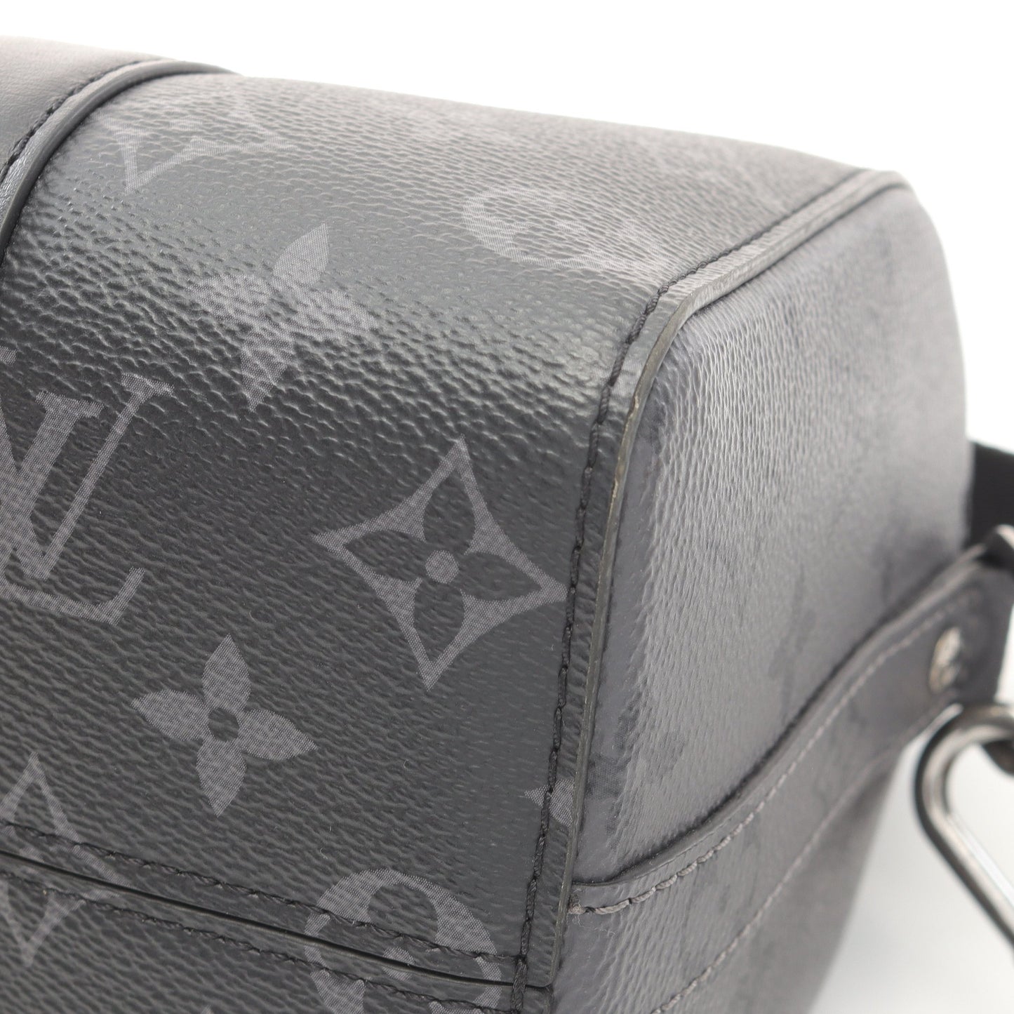シティ キーポル モノグラムエクリプス リバース ショルダーバッグ PVC レザー ブラック グレー ルイヴィトン バッグ LOUIS VUITTON
