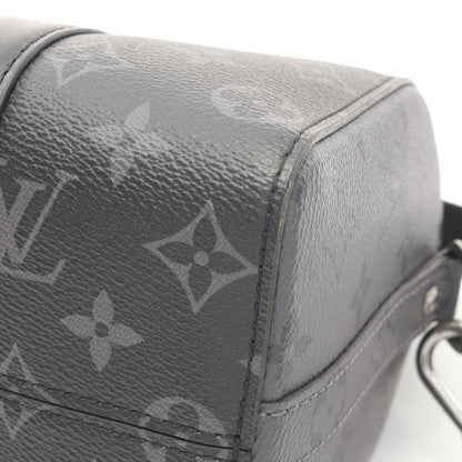 シティ キーポル モノグラムエクリプス リバース ショルダーバッグ PVC レザー ブラック グレー ルイヴィトン バッグ LOUIS VUITTON