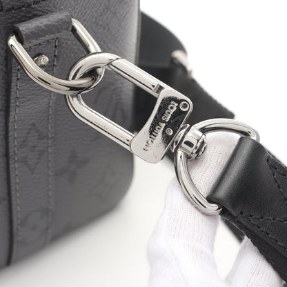 シティ キーポル モノグラムエクリプス リバース ショルダーバッグ PVC レザー ブラック グレー ルイヴィトン バッグ LOUIS VUITTON