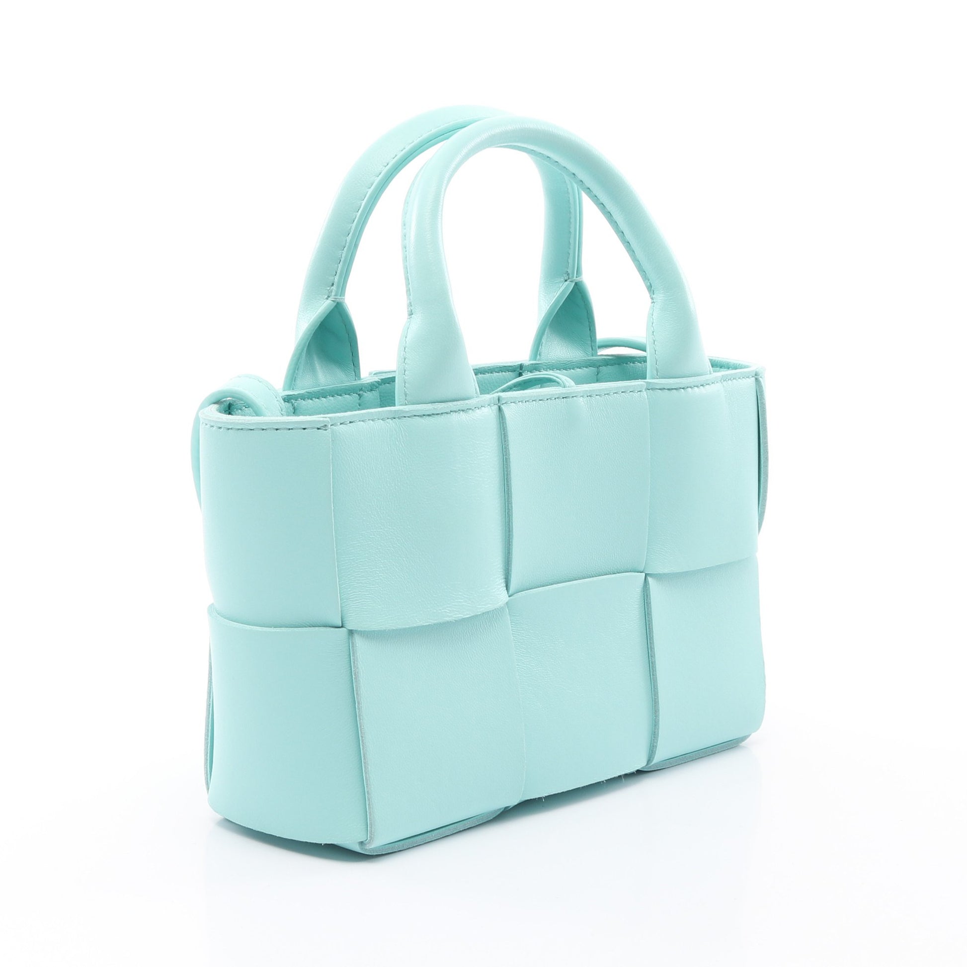 キャンディー アルコ トート ハンドバッグ トートバッグ レザー ライトブルー 2WAY ボッテガヴェネタ バッグ BOTTEGA VENETA