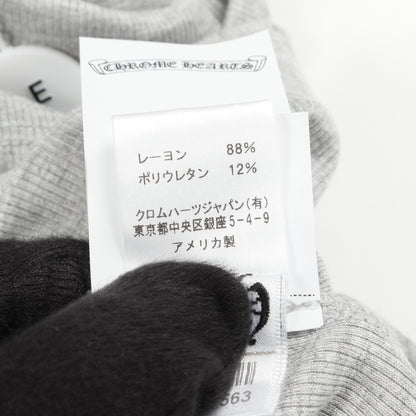 Y NOT CH刺繡 タンクトップ ワンピース レーヨン グレー クロムハーツ ワンピース Chrome Hearts
