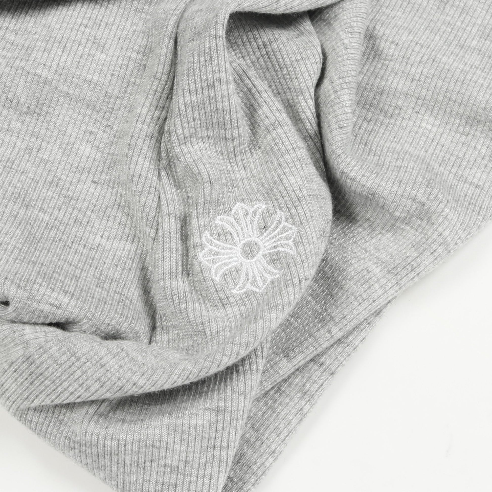 Y NOT CH刺繡 タンクトップ ワンピース レーヨン グレー クロムハーツ ワンピース Chrome Hearts