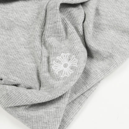 Y NOT CH刺繡 タンクトップ ワンピース レーヨン グレー クロムハーツ ワンピース Chrome Hearts