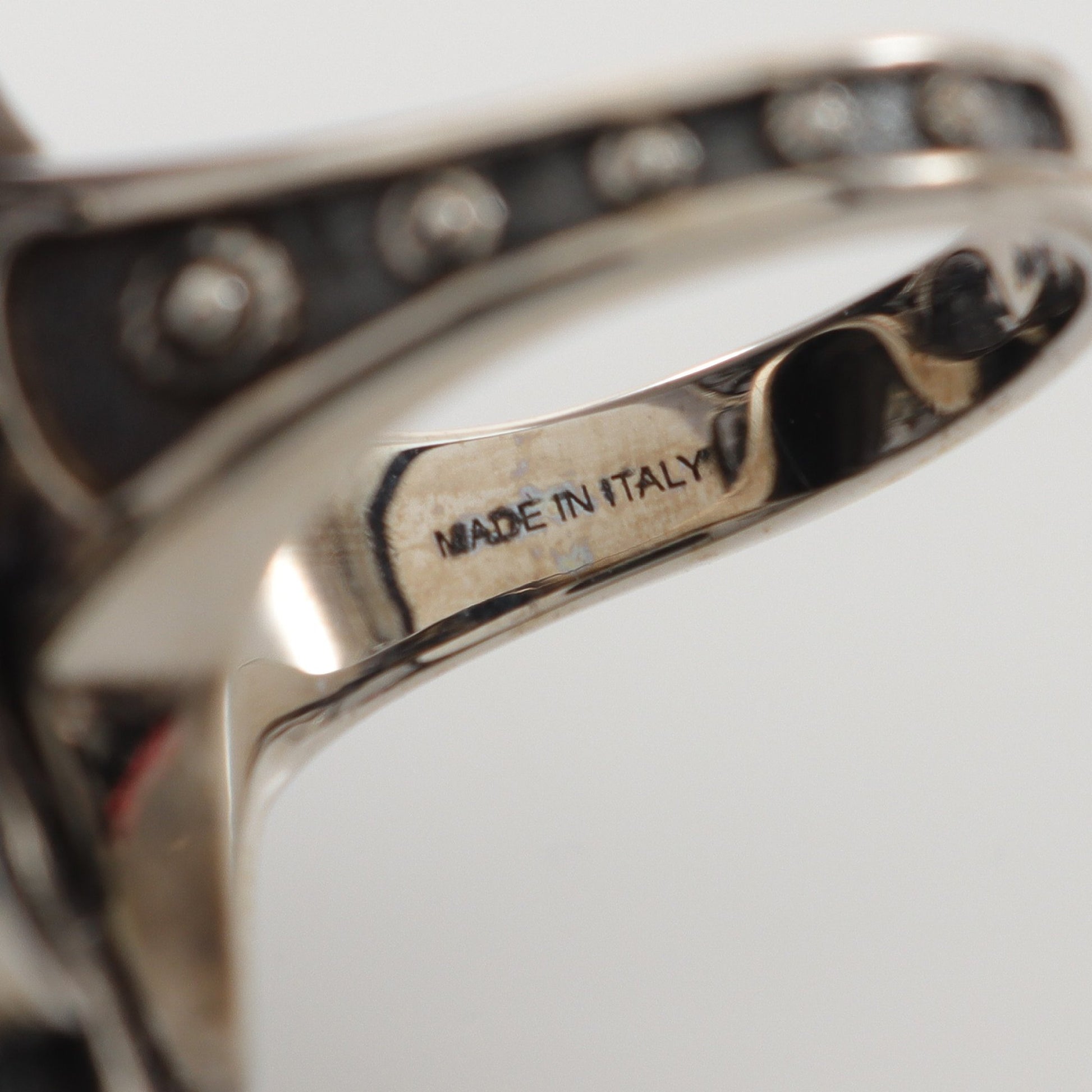 リング 指輪 フラワー クリスタル シルバー クリア アレキサンダーマックイーン アクセサリー ALEXANDER MCQUEEN