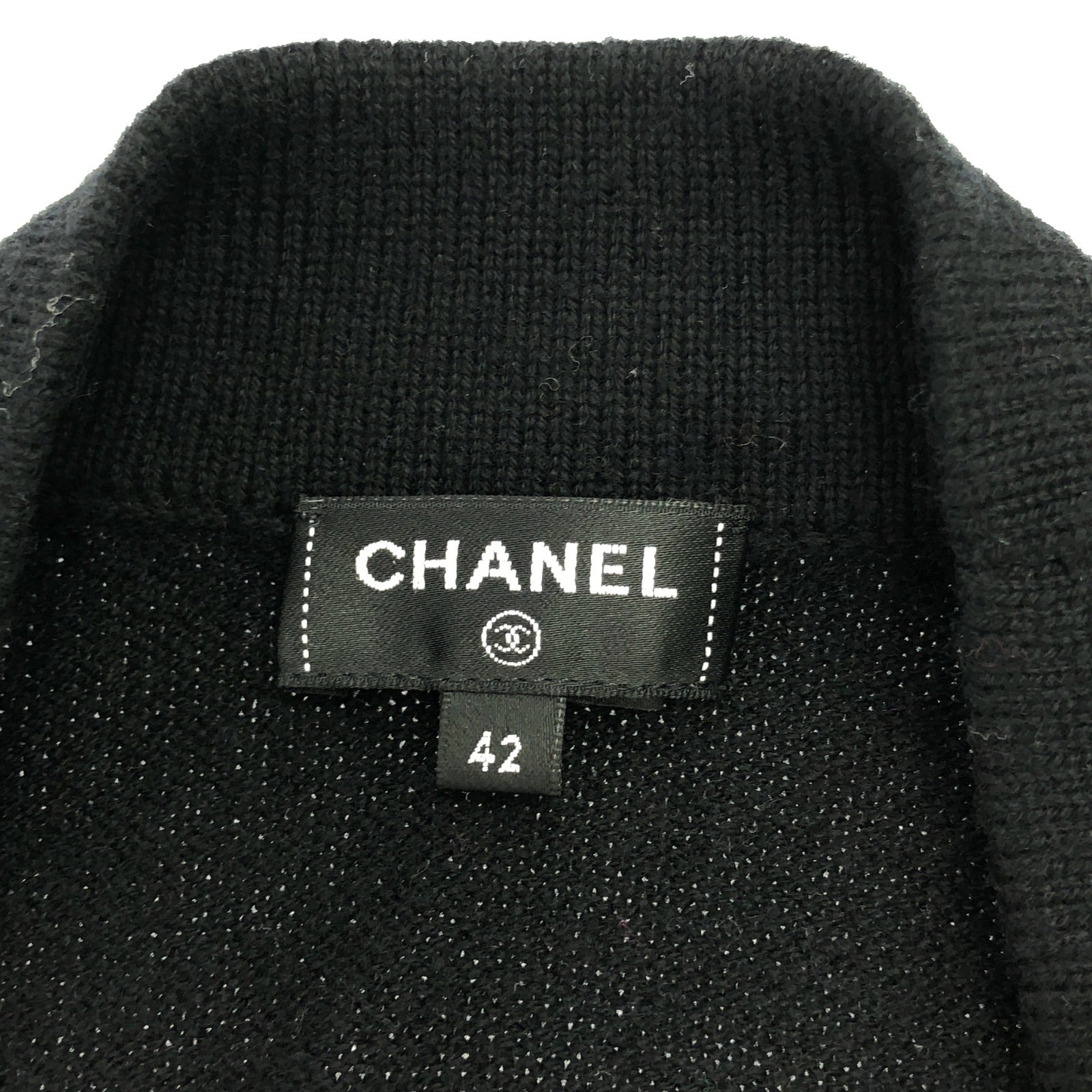 カーディガン カーディガン カシミヤ ブラック シャネル トップス CHANEL