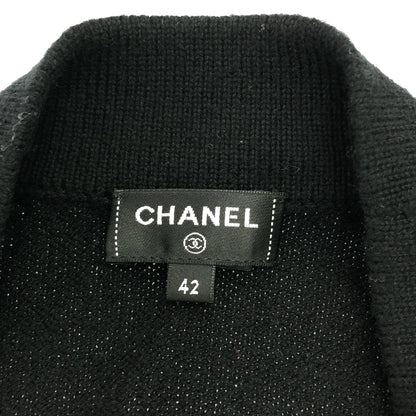 カーディガン カーディガン カシミヤ ブラック シャネル トップス CHANEL