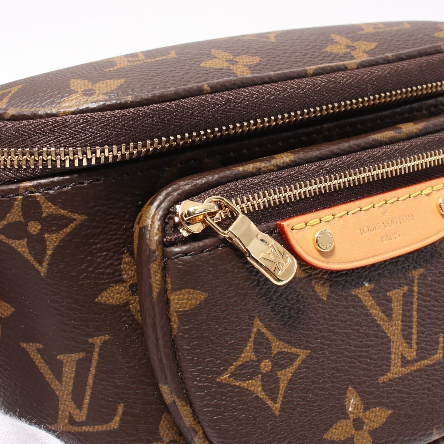 ミニ バムバッグ モノグラム チェーンハンドバッグ PVC レザー ブラウン 2WAY ルイヴィトン バッグ LOUIS VUITTON
