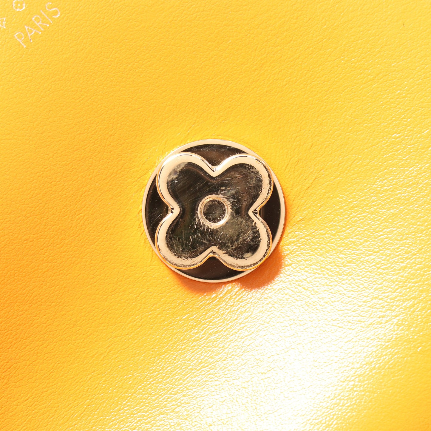 LV PONT 9 LVポンヌフ サマーゴールド ショルダーバッグ レザー オレンジ ルイヴィトン バッグ LOUIS VUITTON
