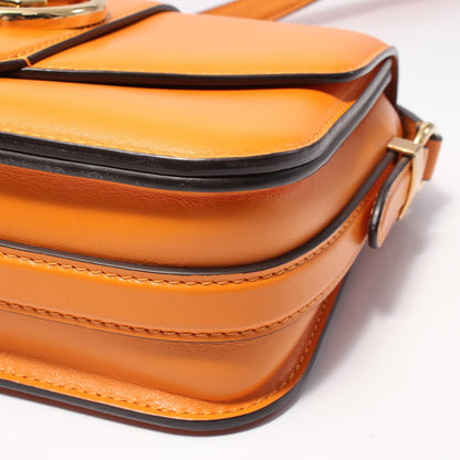 LV PONT 9 LVポンヌフ サマーゴールド ショルダーバッグ レザー オレンジ ルイヴィトン バッグ LOUIS VUITTON