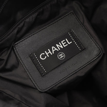 ドゥドーヌ ココネージュ ハンドバッグ トートバッグ ナイロン レザー ツイード ブラック シルバー金具 2WAY シャネル バッグ CHANEL