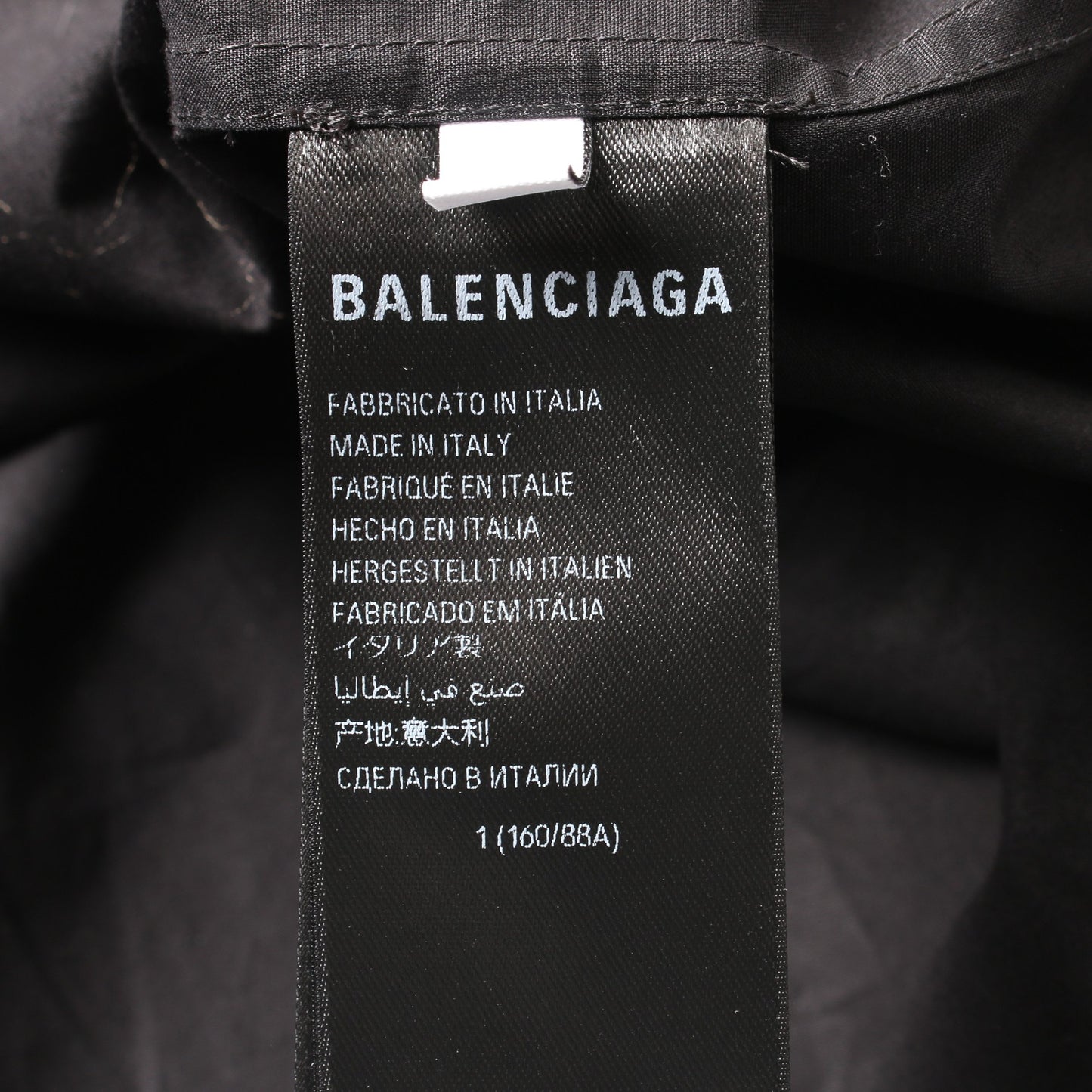 ワンピース 長袖 フロントロゴ刺繍 コットン ブラック バレンシアガ ワンピース BALENCIAGA