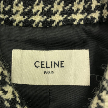 シックスティーン コート ブラック アイボリー 2M93C391Z コート ウール ブラック セリーヌ アウター CELINE