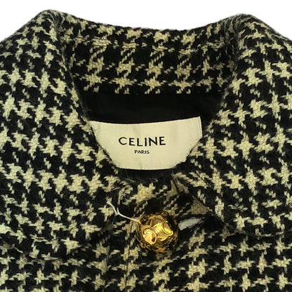 シックスティーン コート ブラック アイボリー 2M93C391Z コート ウール ブラック セリーヌ アウター CELINE
