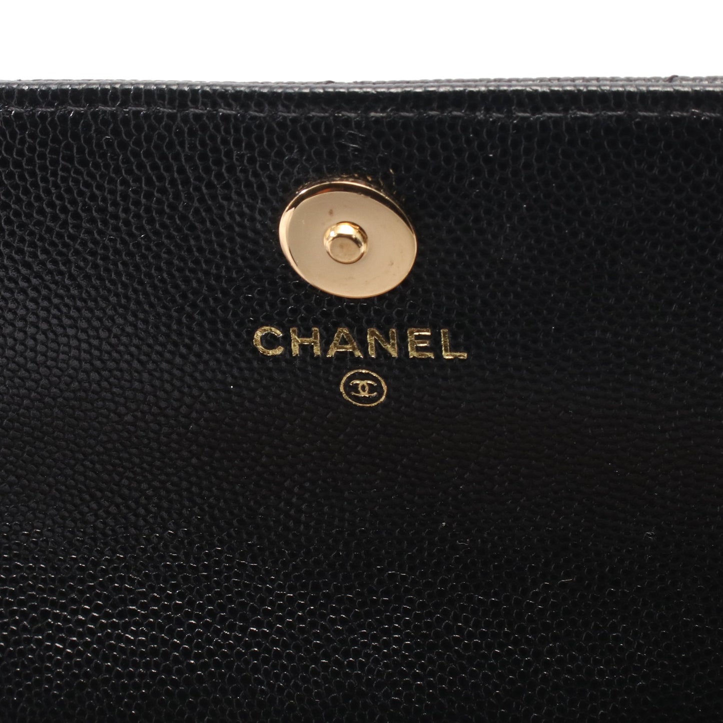 マトラッセ チェーンショルダーバッグ キャビアスキン ブラック ゴールド金具 シャネル バッグ CHANEL