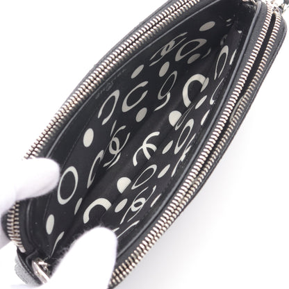 マトラッセ チェーンウォレット キャビアスキン ブラック シルバー金具 シャネル バッグ CHANEL