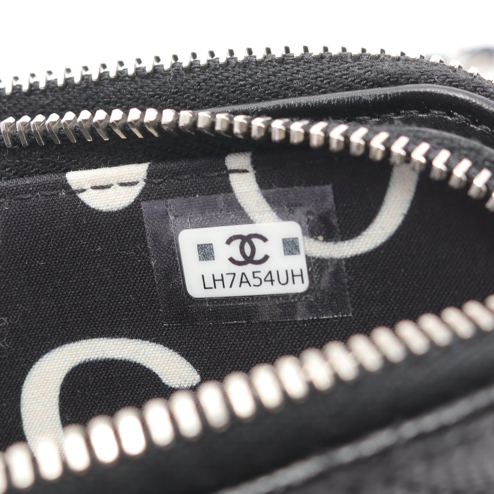 マトラッセ チェーンウォレット キャビアスキン ブラック シルバー金具 シャネル バッグ CHANEL