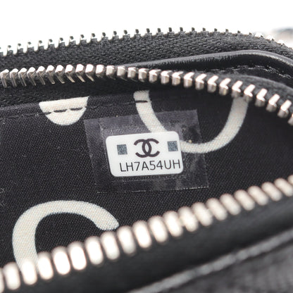 マトラッセ チェーンウォレット キャビアスキン ブラック シルバー金具 シャネル バッグ CHANEL