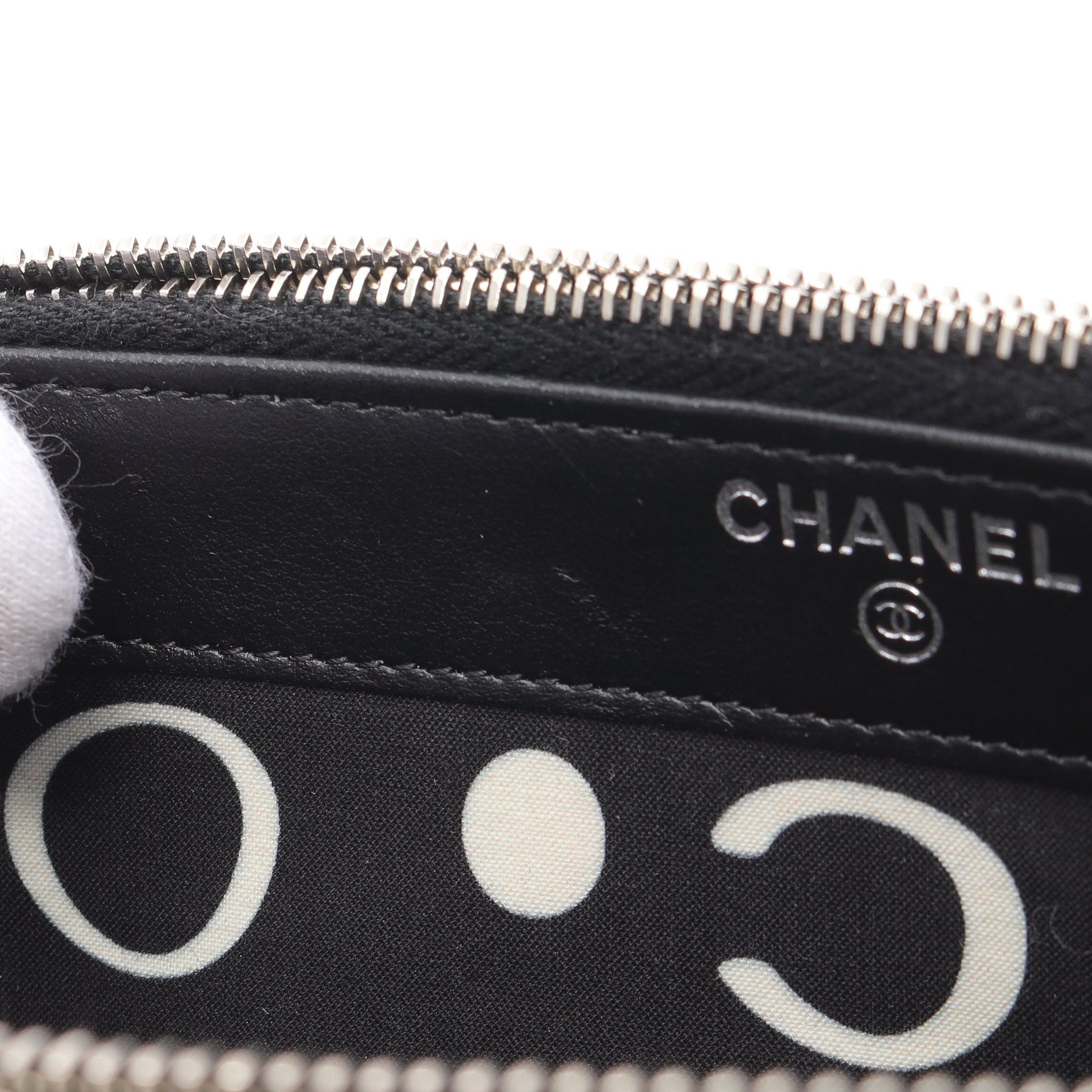 マトラッセ チェーンウォレット キャビアスキン ブラック シルバー金具 シャネル バッグ CHANEL
