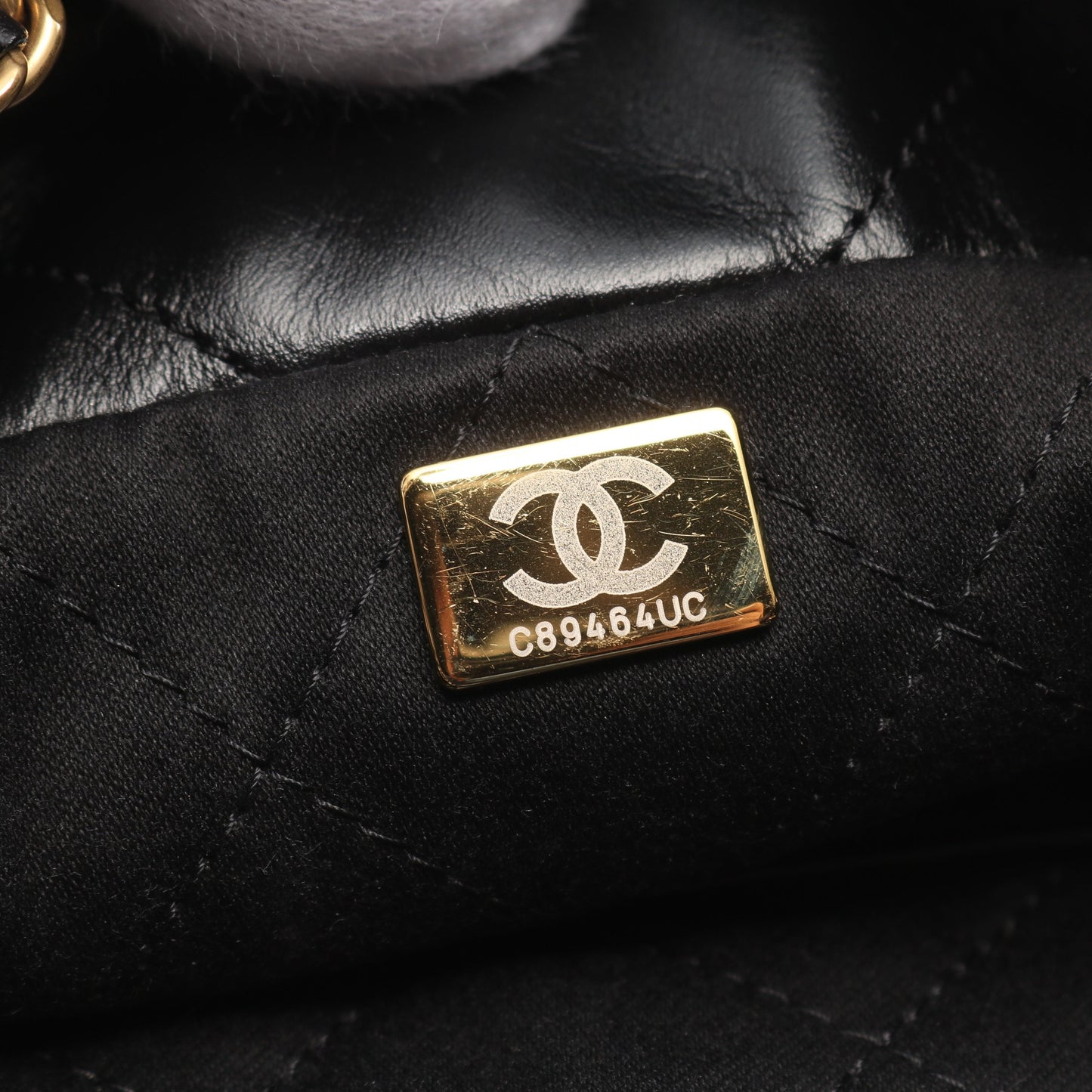 CHANEL 22 ミニ チェーンショルダーバッグ レザー ブラック ゴールド金具 シャネル バッグ CHANEL