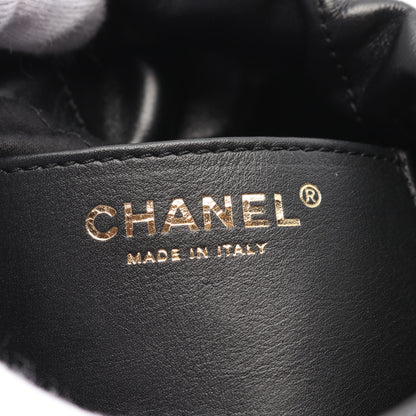 CHANEL 22 ミニ チェーンショルダーバッグ レザー ブラック ゴールド金具 シャネル バッグ CHANEL